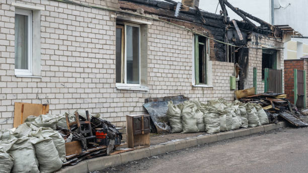 Professional Fire Damage Assessment technician working in Deer Park, TX